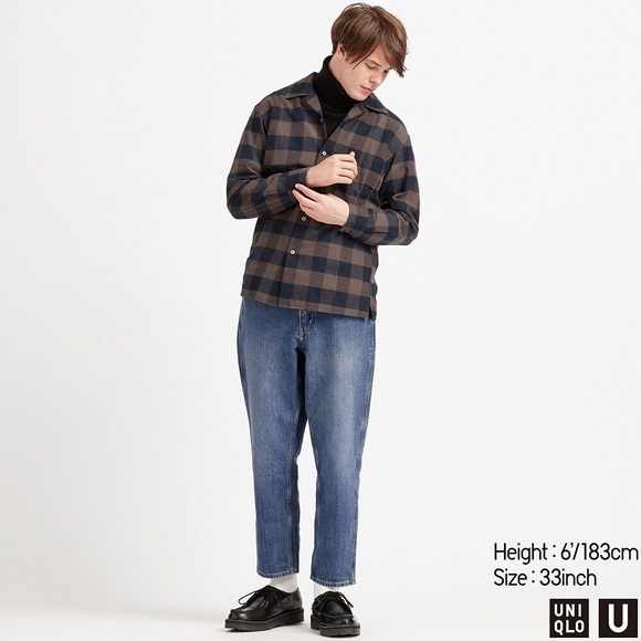 Wide fit tapered jeans Clearance